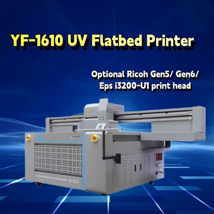 Inkjet UV Flatbed Printer 1610 With I3200 Head