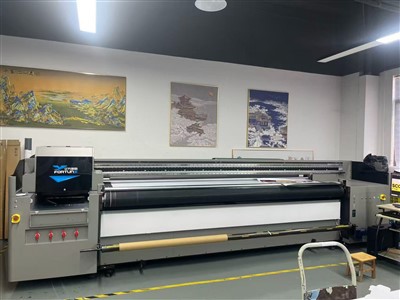 FORTUNE NEW 3.2M UV Hybrid Printer For Wallpaper Colth Advertising Print