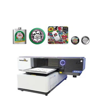 6090 High Quality A1 UV Flatbed Printer With Epson I3100 Head Ink Cmykwv For Phone Case Cylinder Pen
