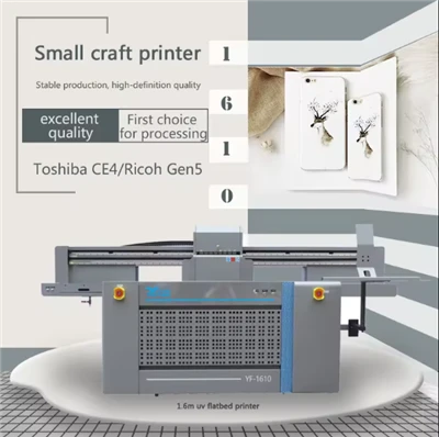 Inkjet UV Flatbed Printer 1610 With I3200 Head