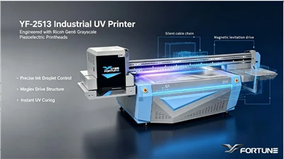 UV Flatbed Printer (8.2 Ft) For Architectural Decorative Printing